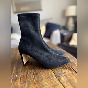 Amazon the Drop Black Jane Sock Booties